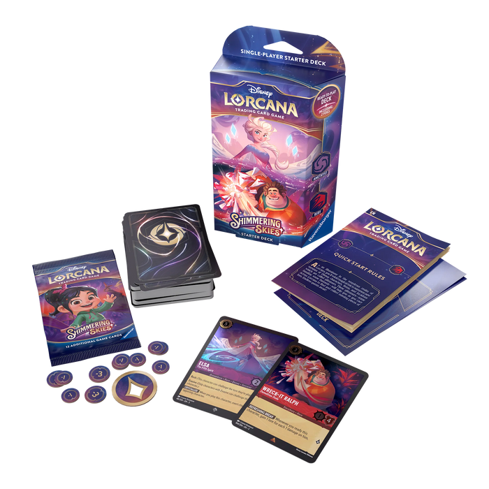 DISNEY LORCANA SHIMMERING SKIES STARTER DECK - AMETHYST & RUBY (EN)