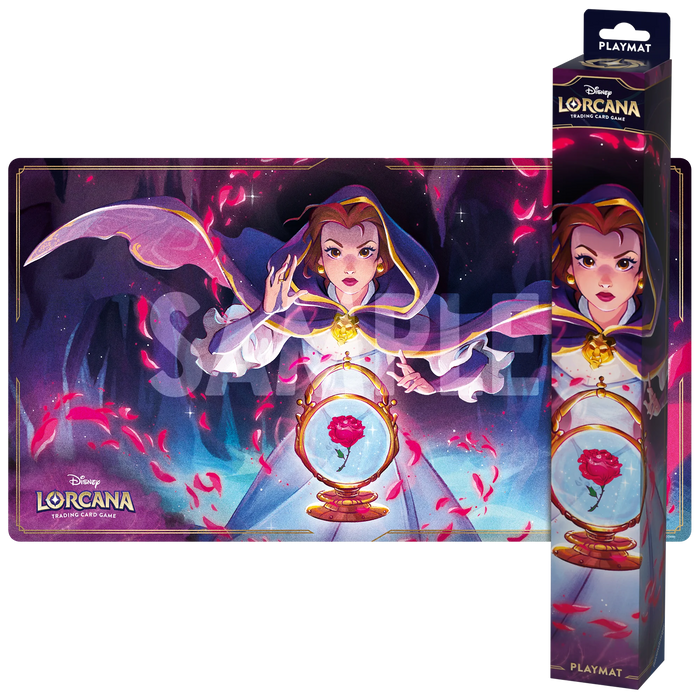 DISNEY LORCANA SHIMMERING SKIES PLAYMAT BELLE