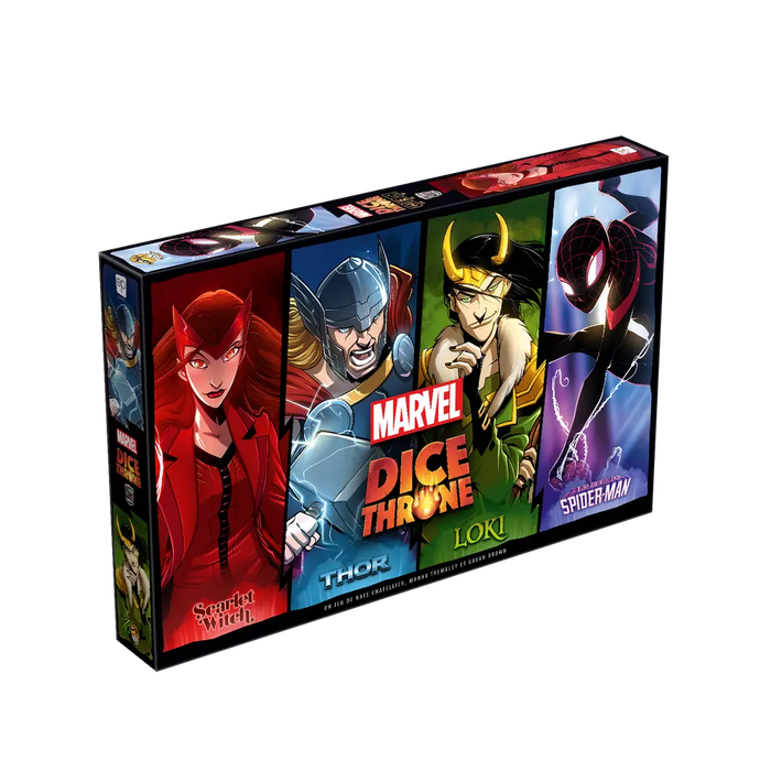 Marvel Dice Throne Scarlet Witch vs Thor vs Loki vs Spider-Man (FR)