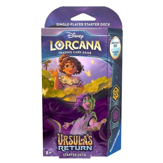 DISNEY LORCANA LE RETOUR D'URSULA DECK DE DÉMARRAGE - AMBRE & AMÉTHYSTE (FR)