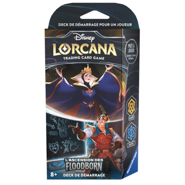 DISNEY LORCANA RISE OF THE FLOODBORN STARTER DECK - AMBER & SAPPHIRE (EN)