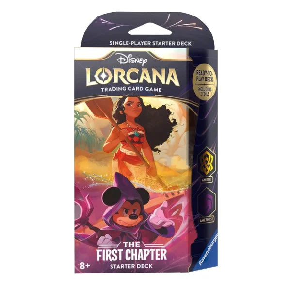 DISNEY LORCANA THE FIRST CHAPTER STARTER DECK - AMBER & AMETHYST (EN)